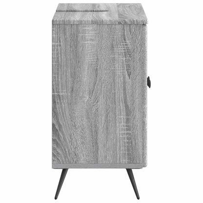 vidaXL Bathroom Sink Cabinet BREDA Grey Sonoma 59.5 x 31.5x 59 cm