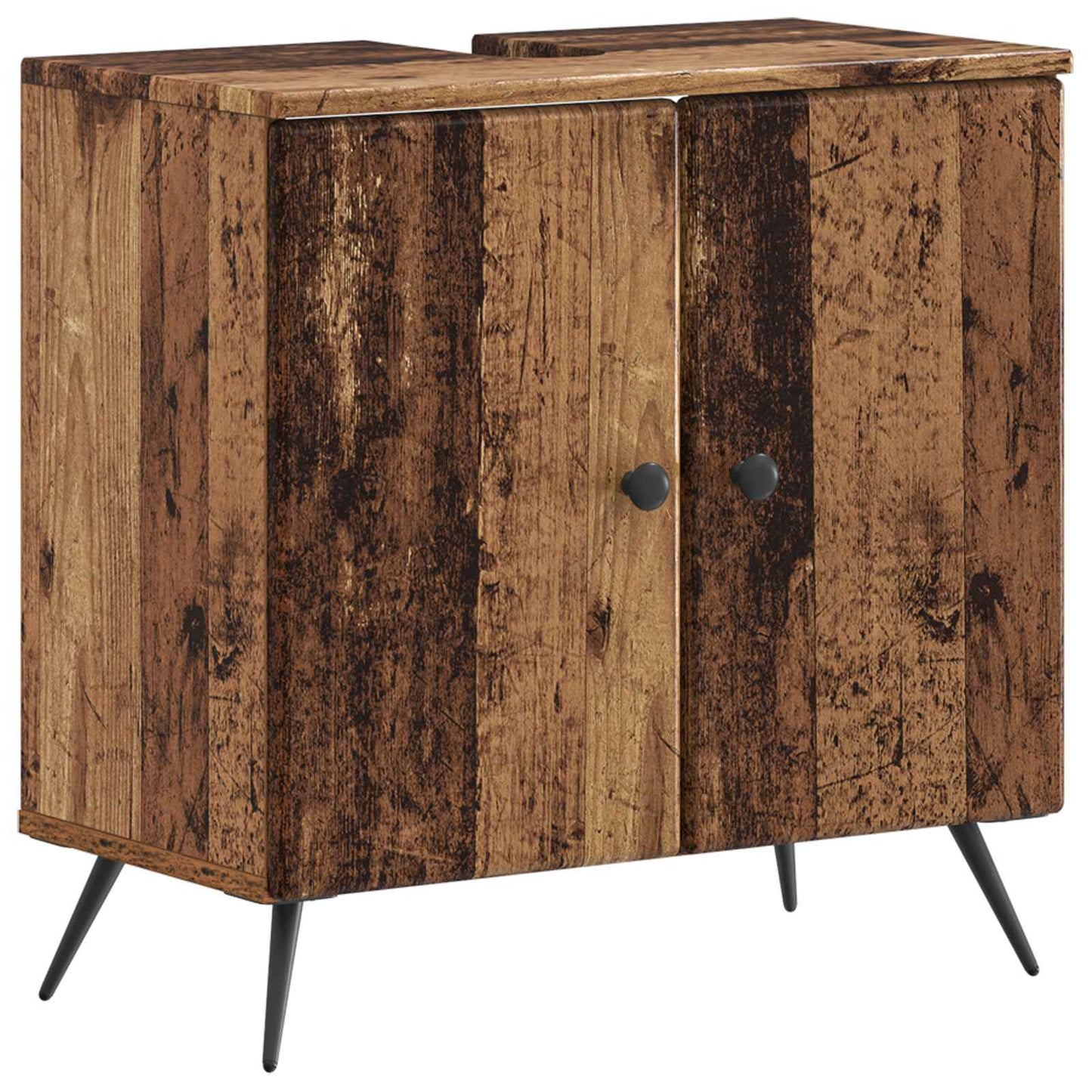 vidaXL Bathroom Sink Cabinet BREDA Old Wood 59.5 x 31.5x 59 cm