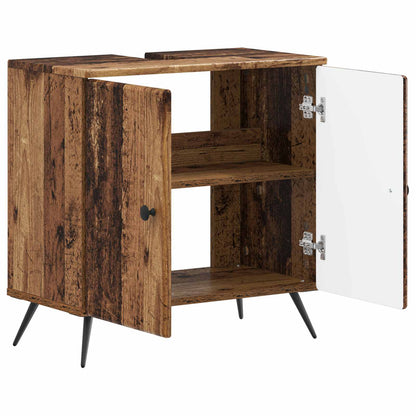 vidaXL Bathroom Sink Cabinet BREDA Old Wood 59.5 x 31.5x 59 cm