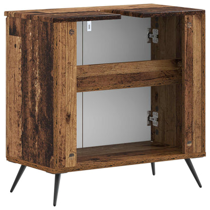 vidaXL Bathroom Sink Cabinet BREDA Old Wood 59.5 x 31.5x 59 cm