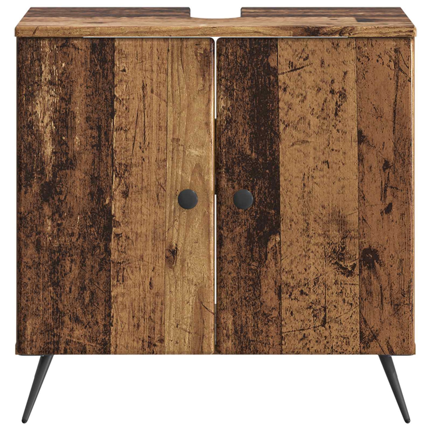 vidaXL Bathroom Sink Cabinet BREDA Old Wood 59.5 x 31.5x 59 cm