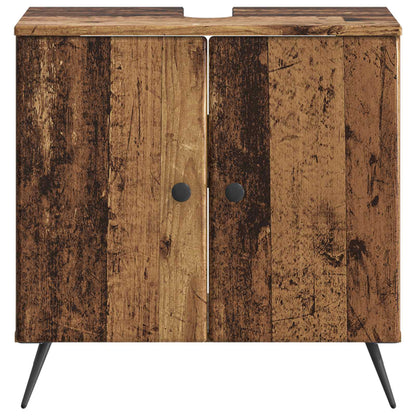 vidaXL Bathroom Sink Cabinet BREDA Old Wood 59.5 x 31.5x 59 cm