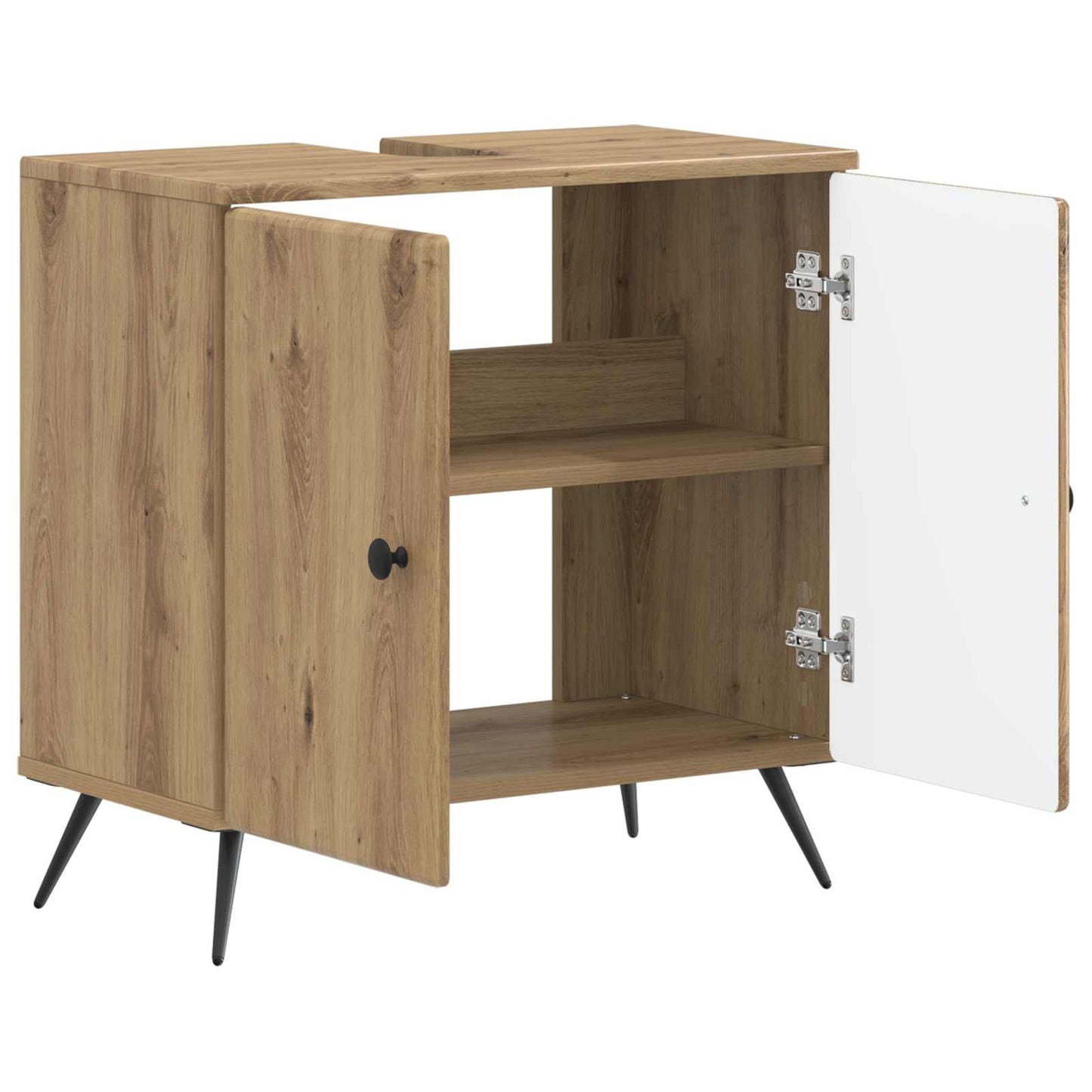 vidaXL Bathroom Sink Cabinet BREDA Artisan Oak 59.5 x 31.5x 59 cm