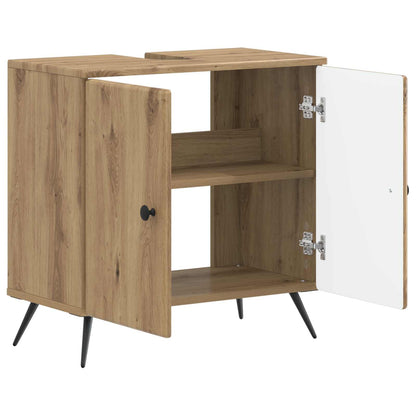 vidaXL Bathroom Sink Cabinet BREDA Artisan Oak 59.5 x 31.5x 59 cm