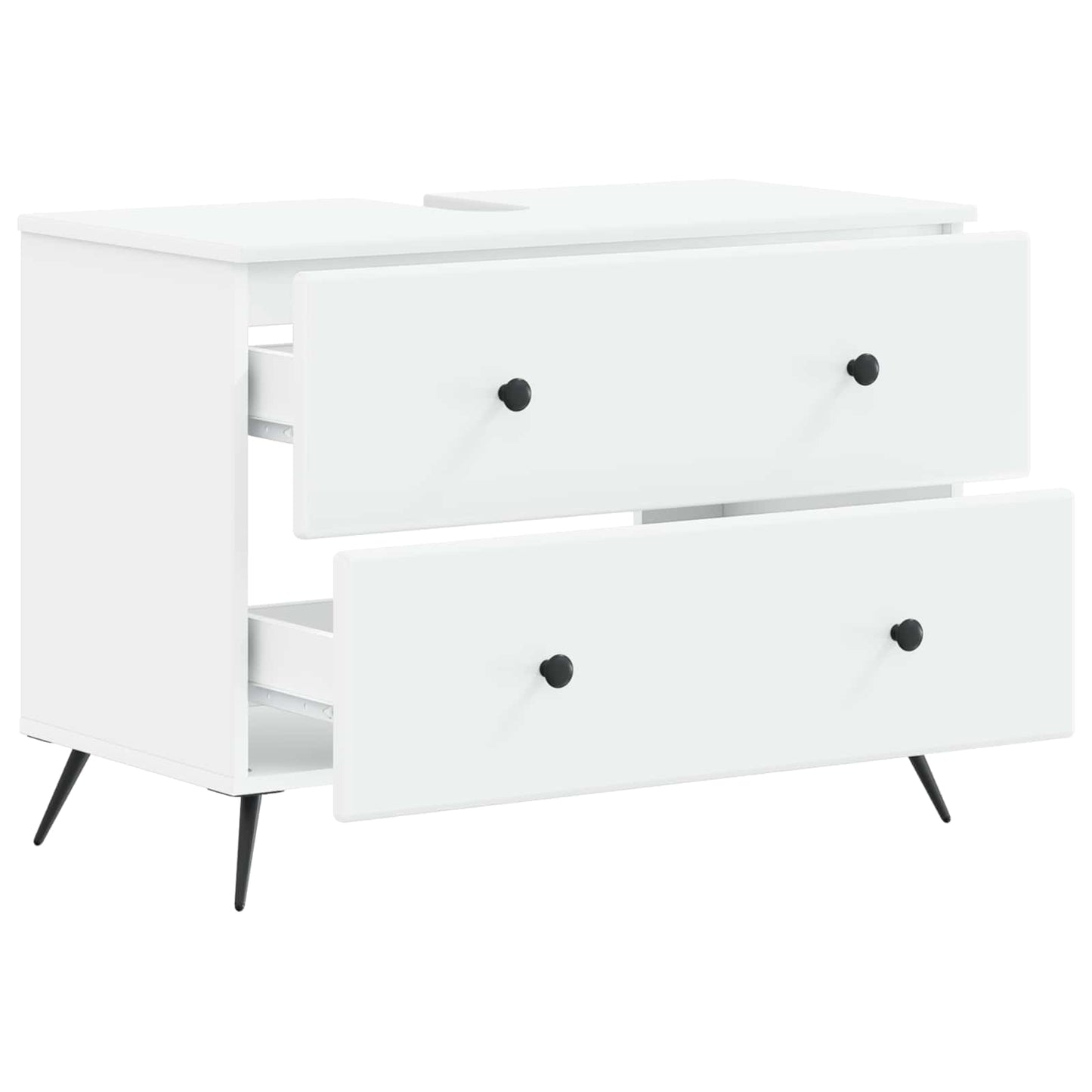 vidaXL Bathroom Sink Cabinet BREDA White 82 x 41x 59 cm