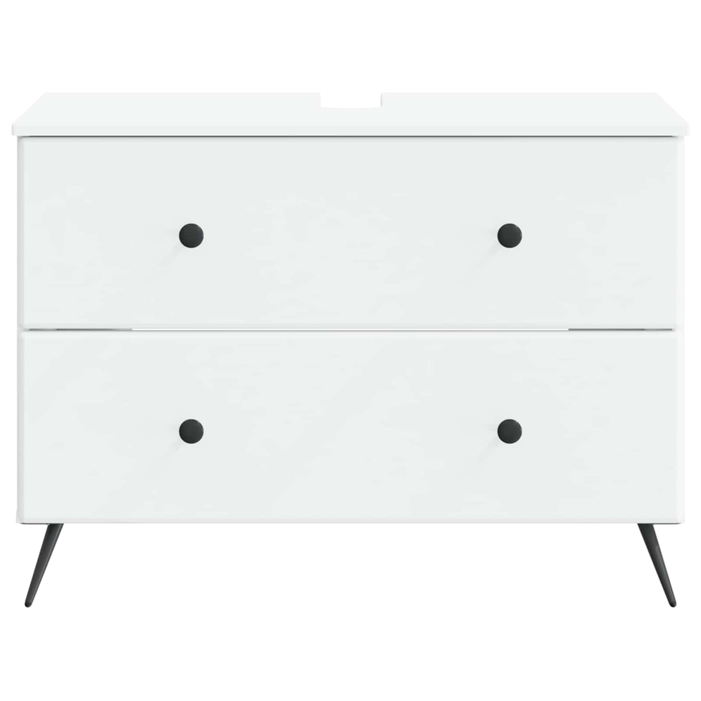 vidaXL Bathroom Sink Cabinet BREDA White 82 x 41x 59 cm