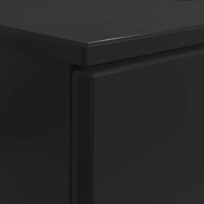 vidaXL Bathroom Sink Cabinet BREDA Black 82 x 41x 59 cm