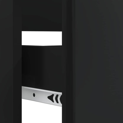 vidaXL Bathroom Sink Cabinet BREDA Black 82 x 41x 59 cm