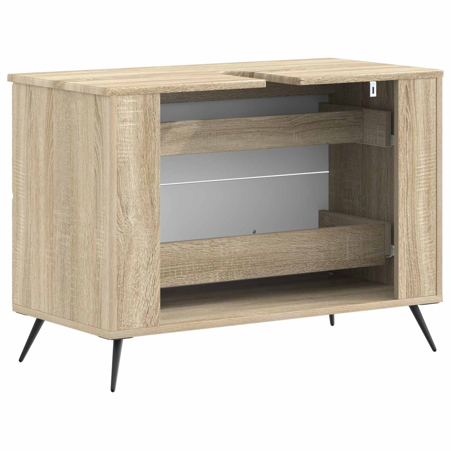vidaXL Bathroom Sink Cabinet BREDA Sonoma Oak 82 x 41x 59 cm
