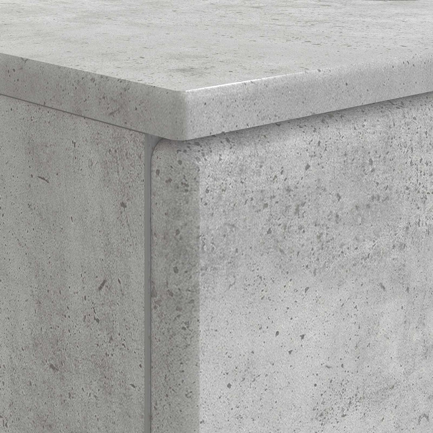 vidaXL Bathroom Sink Cabinet BREDA Concrete Grey 82 x 41x 59 cm