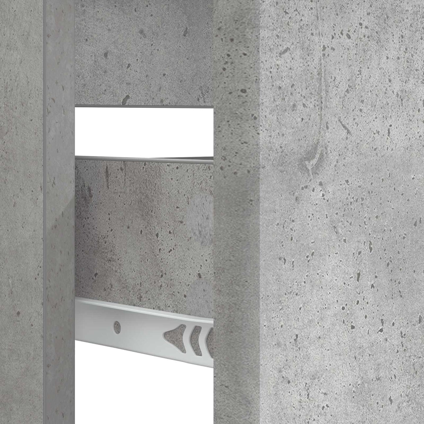 vidaXL Bathroom Sink Cabinet BREDA Concrete Grey 82 x 41x 59 cm