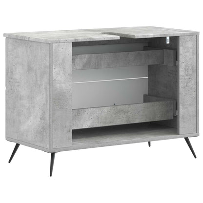vidaXL Bathroom Sink Cabinet BREDA Concrete Grey 82 x 41x 59 cm