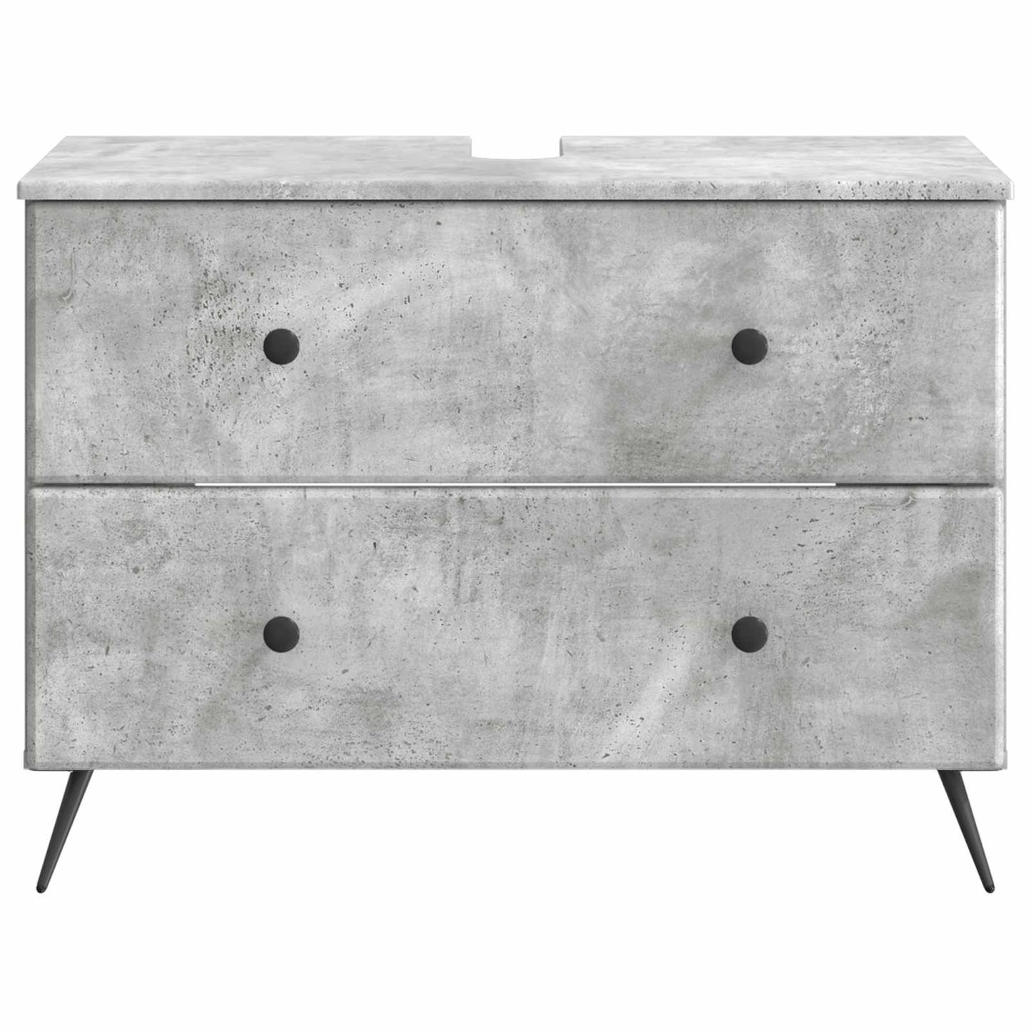 vidaXL Bathroom Sink Cabinet BREDA Concrete Grey 82 x 41x 59 cm
