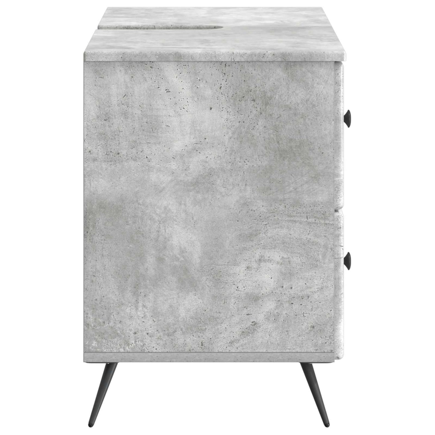 vidaXL Bathroom Sink Cabinet BREDA Concrete Grey 82 x 41x 59 cm