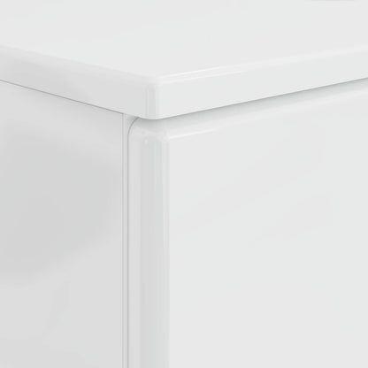 vidaXL Bathroom Sink Cabinet BREDA High Gloss White 82 x 41x 59 cm