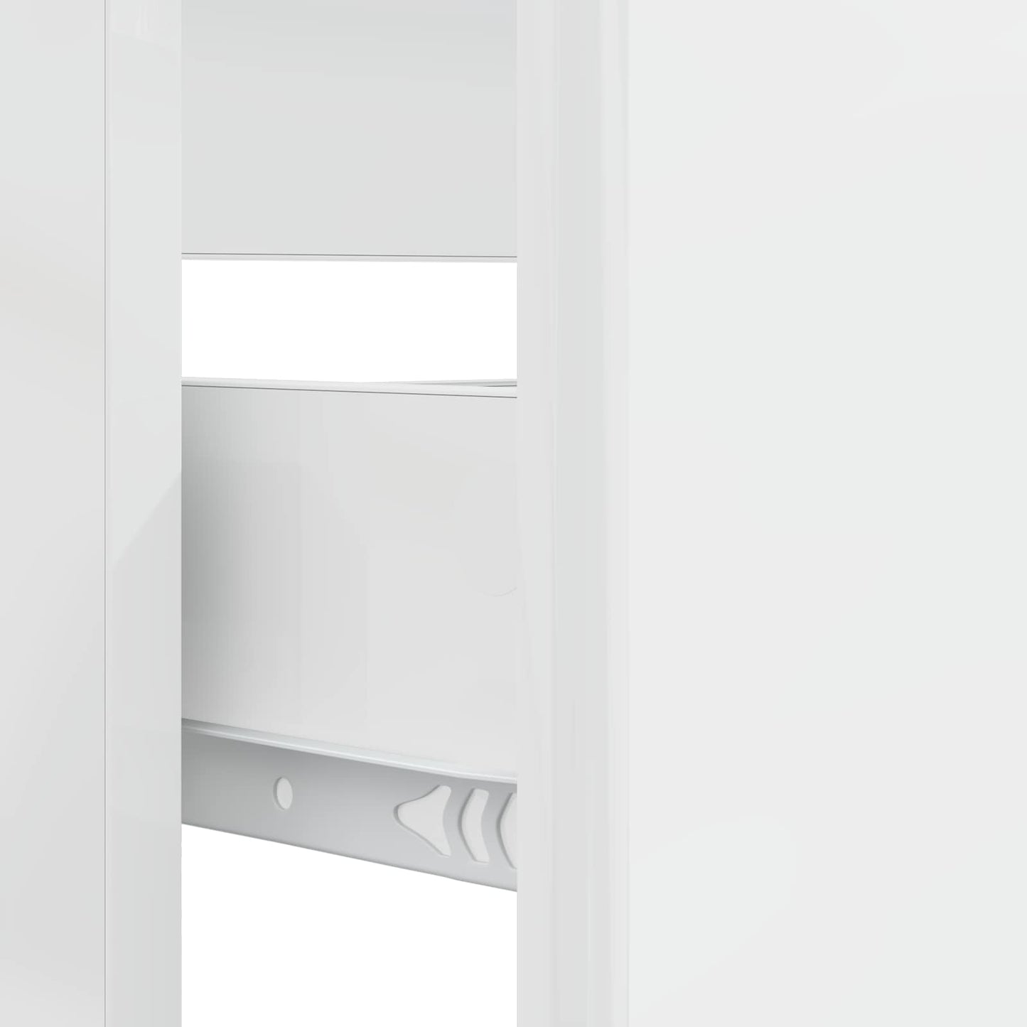 vidaXL Bathroom Sink Cabinet BREDA High Gloss White 82 x 41x 59 cm
