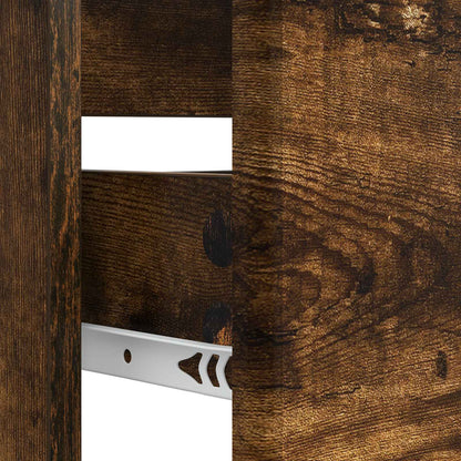 vidaXL Bathroom Sink Cabinet BREDA Smoked Oak 82 x 41x 59 cm