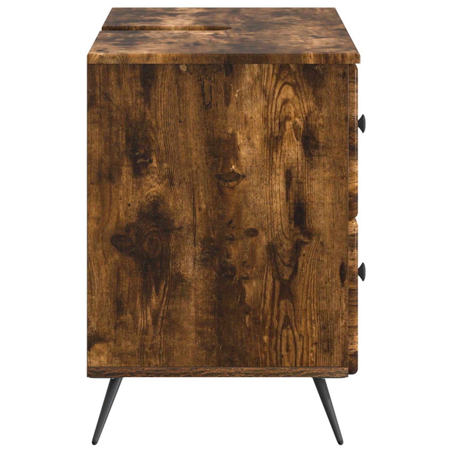vidaXL Bathroom Sink Cabinet BREDA Smoked Oak 82 x 41x 59 cm