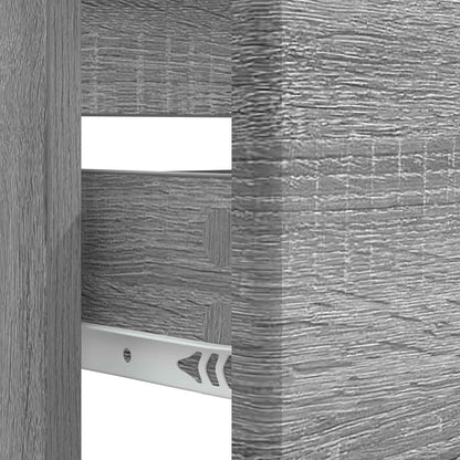 vidaXL Bathroom Sink Cabinet BREDA Grey Sonoma 82 x 41x 59 cm