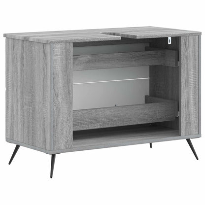 vidaXL Bathroom Sink Cabinet BREDA Grey Sonoma 82 x 41x 59 cm