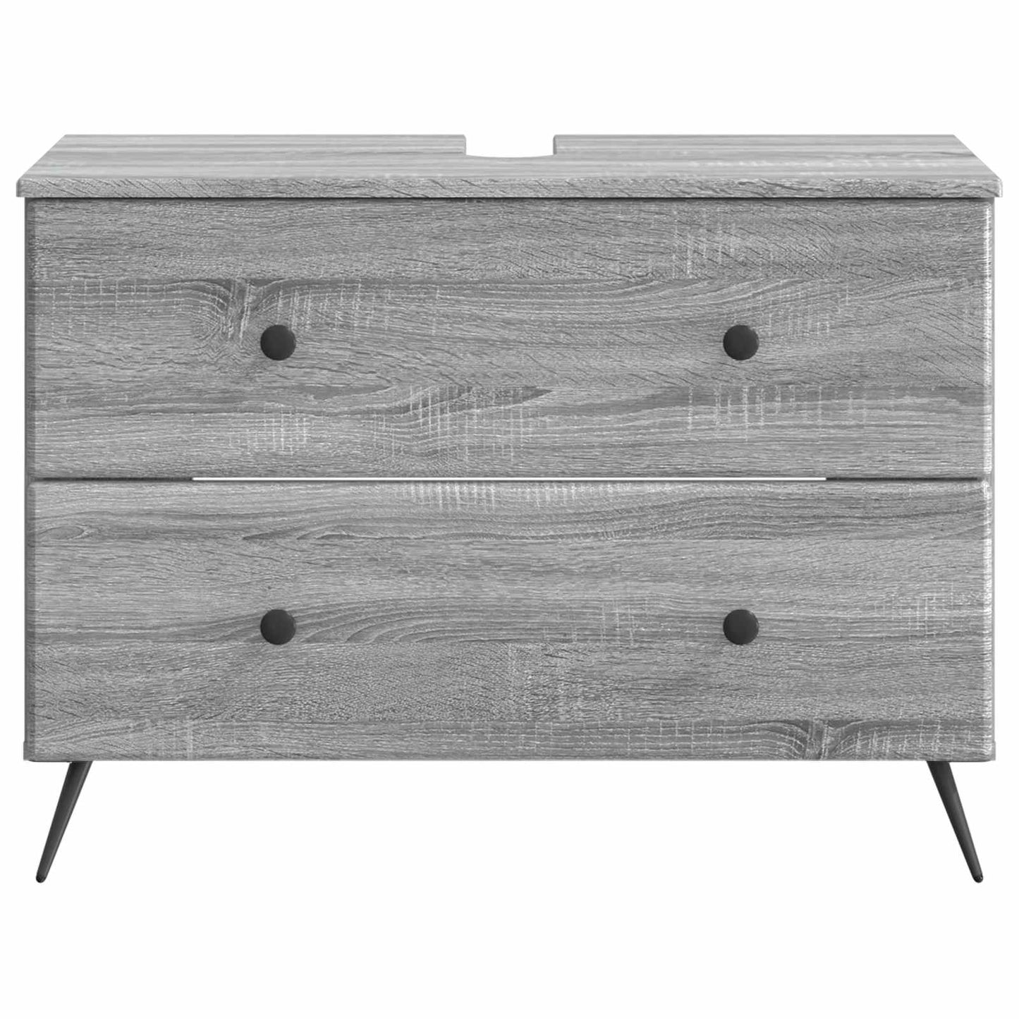 vidaXL Bathroom Sink Cabinet BREDA Grey Sonoma 82 x 41x 59 cm