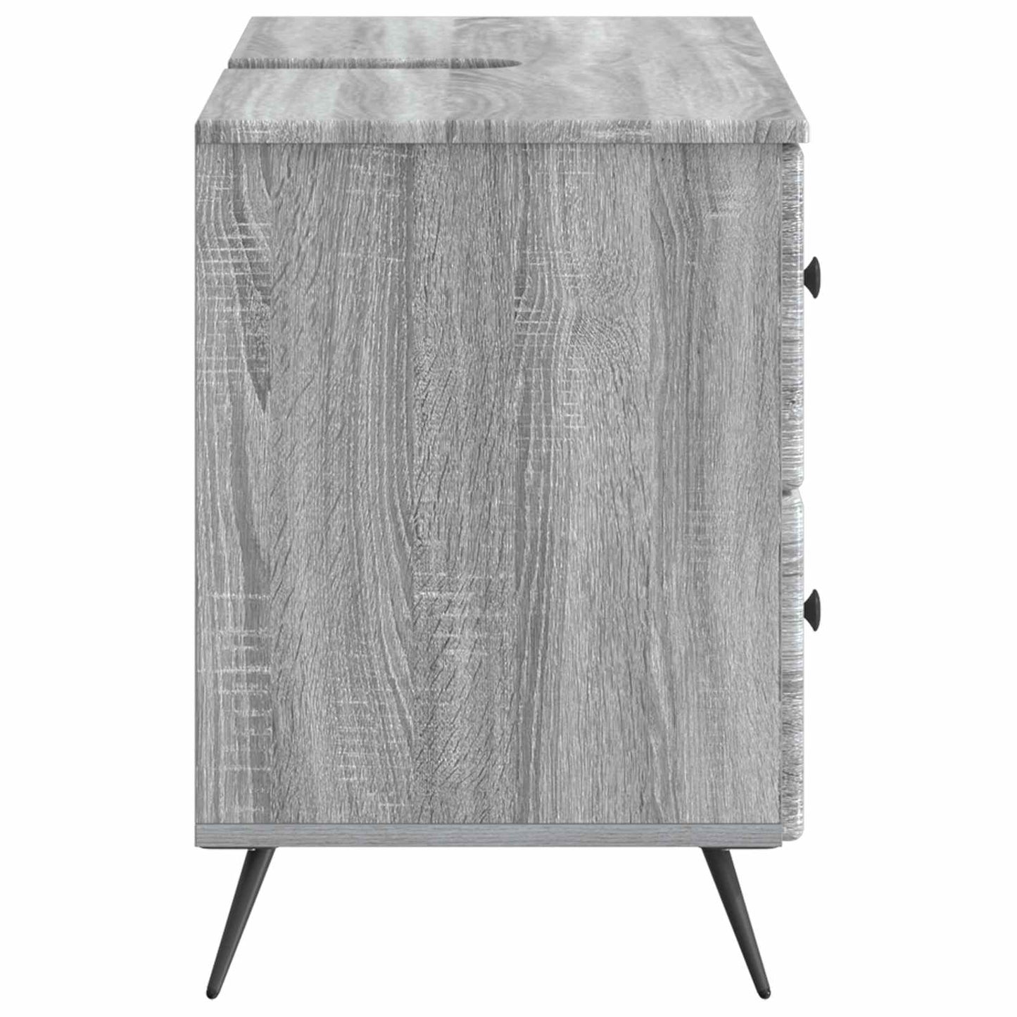 vidaXL Bathroom Sink Cabinet BREDA Grey Sonoma 82 x 41x 59 cm