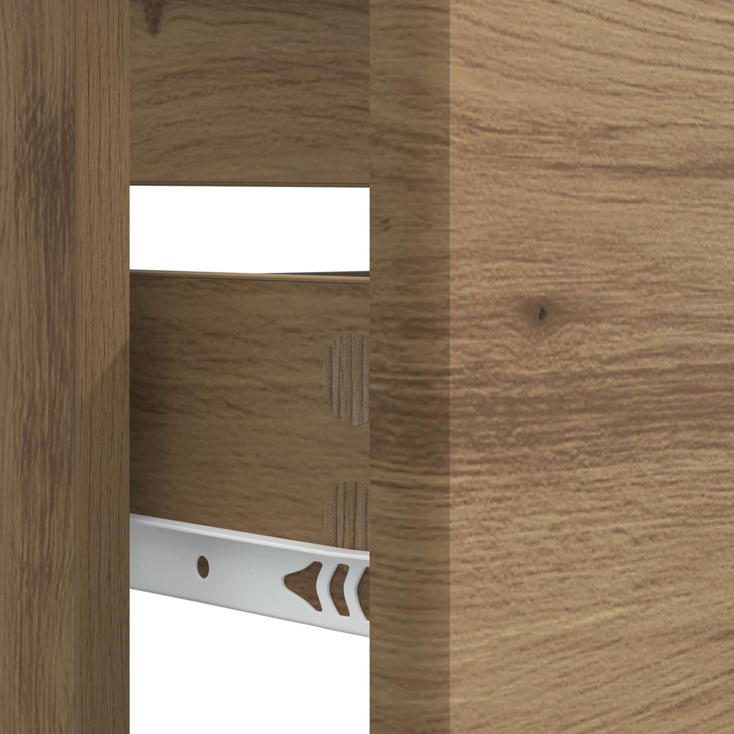 vidaXL Bathroom Sink Cabinet BREDA Artisan Oak 82 x 41x 59 cm