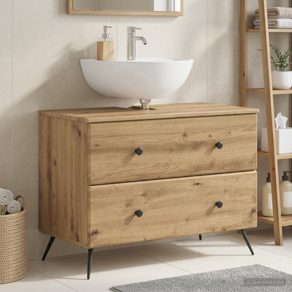 vidaXL Bathroom Sink Cabinet BREDA Artisan Oak 82 x 41x 59 cm