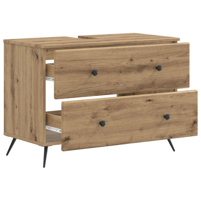 vidaXL Bathroom Sink Cabinet BREDA Artisan Oak 82 x 41x 59 cm