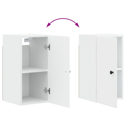 vidaXL Bathroom Wall Cabinet BREDA White 30 x 31 x 59 cm