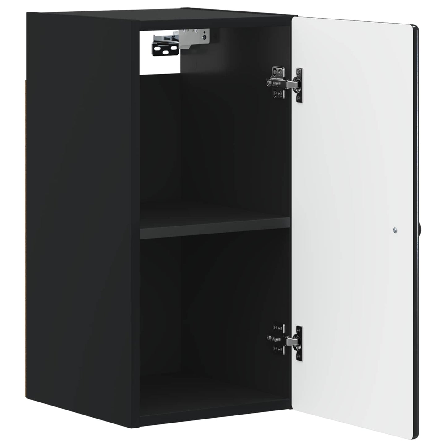 vidaXL Bathroom Wall Cabinet BREDA Black 30 x 31 x 59 cm