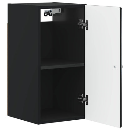 vidaXL Bathroom Wall Cabinet BREDA Black 30 x 31 x 59 cm