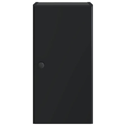 vidaXL Bathroom Wall Cabinet BREDA Black 30 x 31 x 59 cm