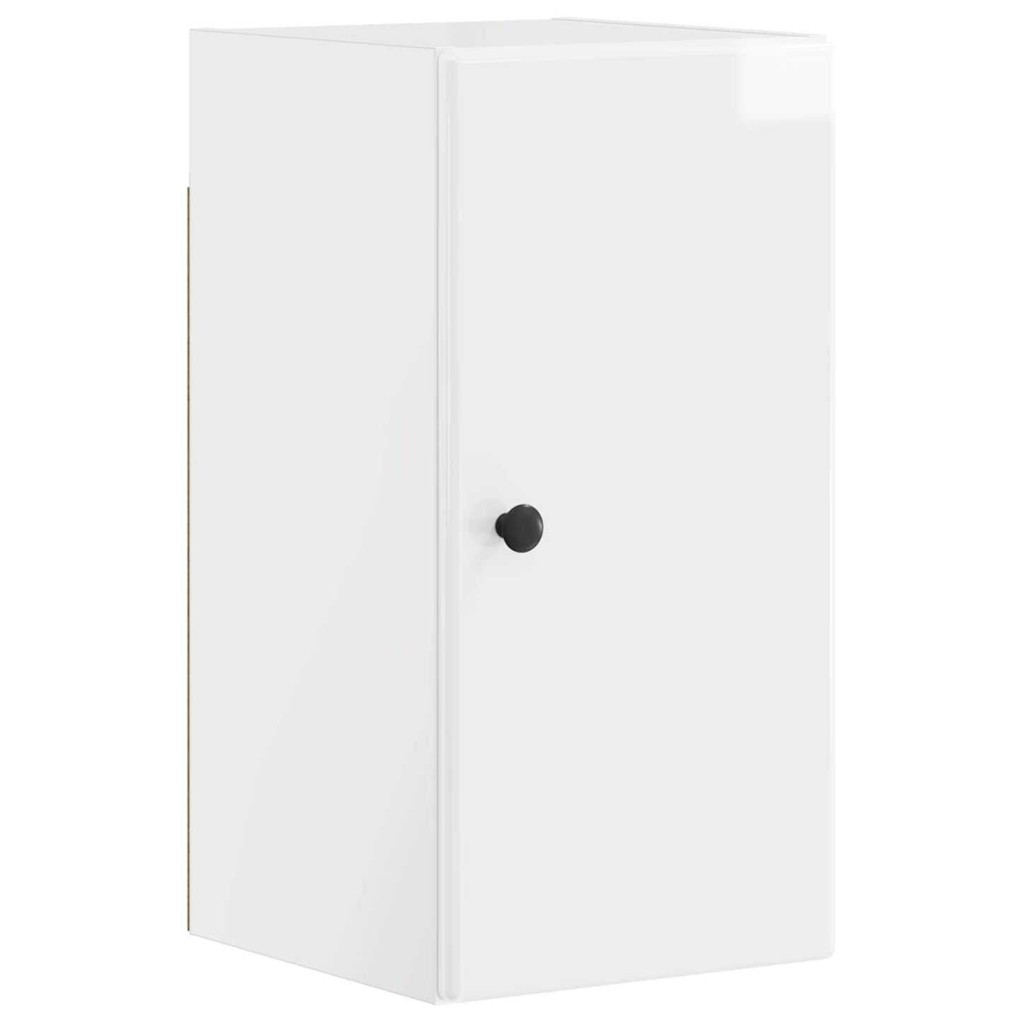 vidaXL Bathroom Wall Cabinet BREDA High Gloss White 30 x 31 x 59 cm