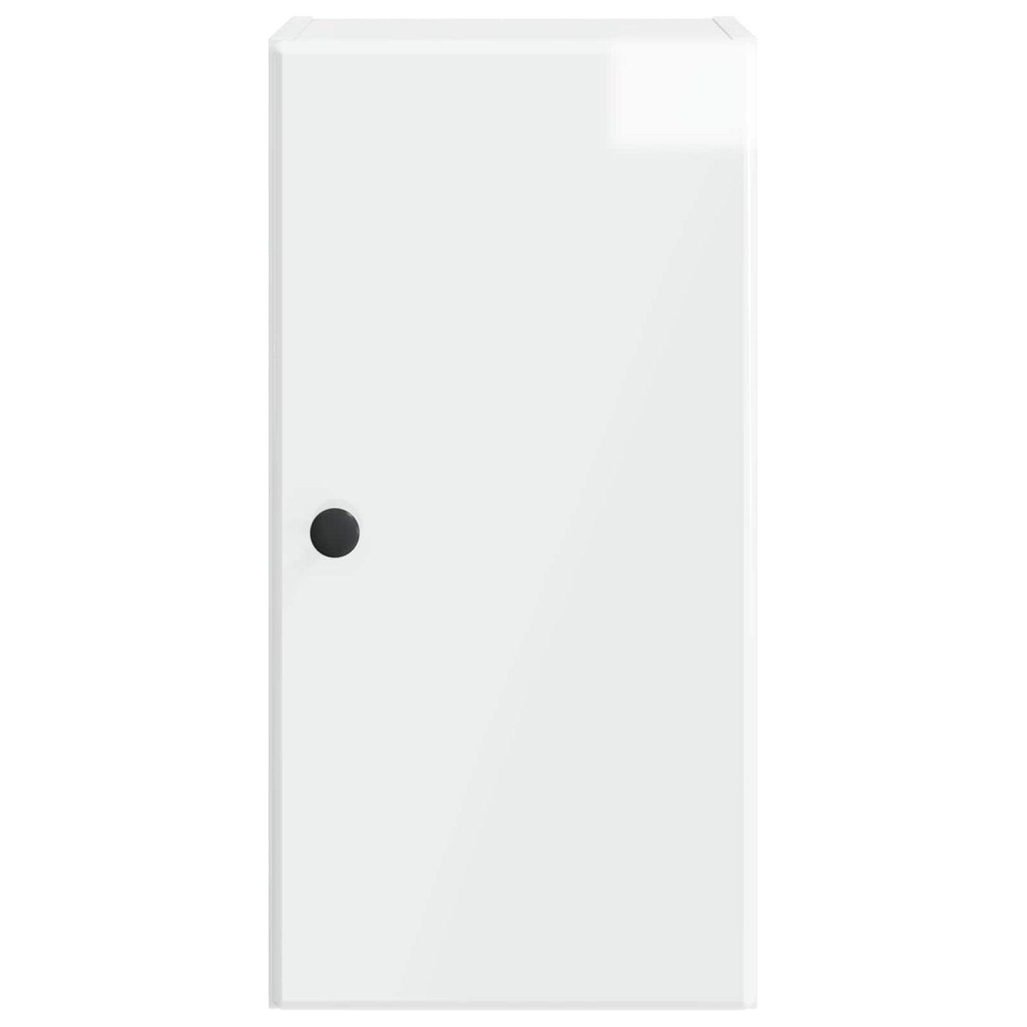 vidaXL Bathroom Wall Cabinet BREDA High Gloss White 30 x 31 x 59 cm