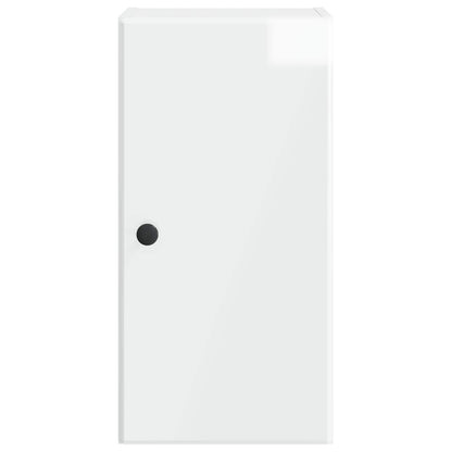 vidaXL Bathroom Wall Cabinet BREDA High Gloss White 30 x 31 x 59 cm