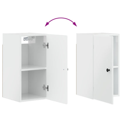 vidaXL Bathroom Wall Cabinet BREDA High Gloss White 30 x 31 x 59 cm