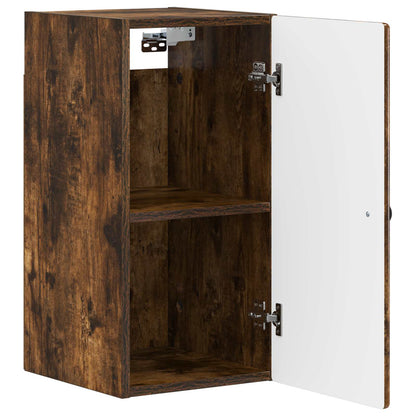vidaXL Bathroom Wall Cabinet BREDA Smoked Oak 30 x 31 x 59 cm