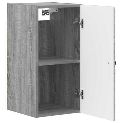 vidaXL Bathroom Wall Cabinet BREDA Grey Sonoma 30 x 31 x 59 cm