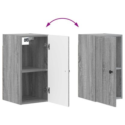 vidaXL Bathroom Wall Cabinet BREDA Grey Sonoma 30 x 31 x 59 cm