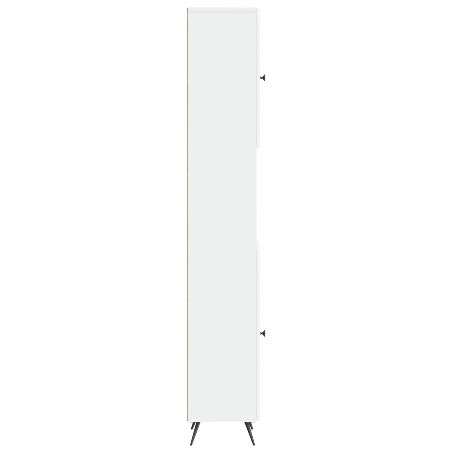 vidaXL Bathroom Cabinet with Open Shelf BREDA White 30 x 31 x 190 cm