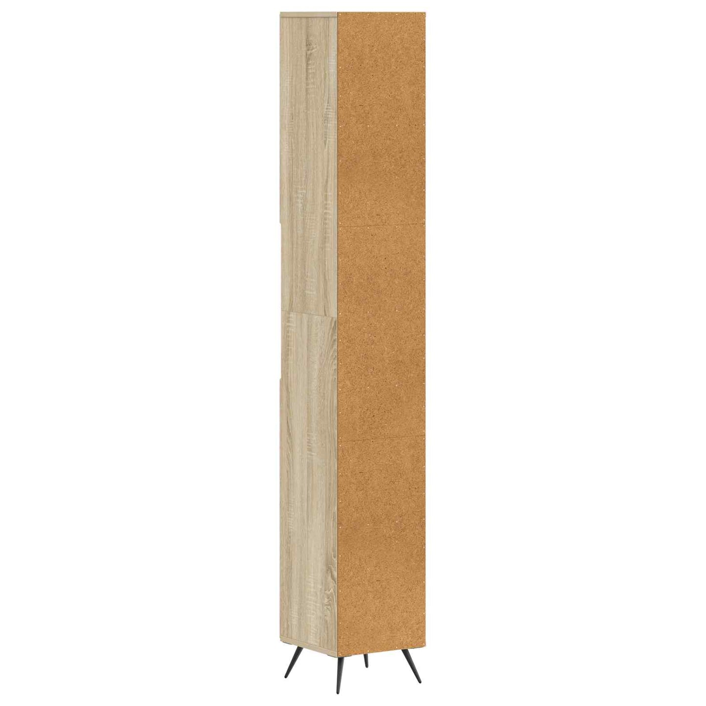 vidaXL Bathroom Cabinet with Open Shelf BREDA Sonoma Oak