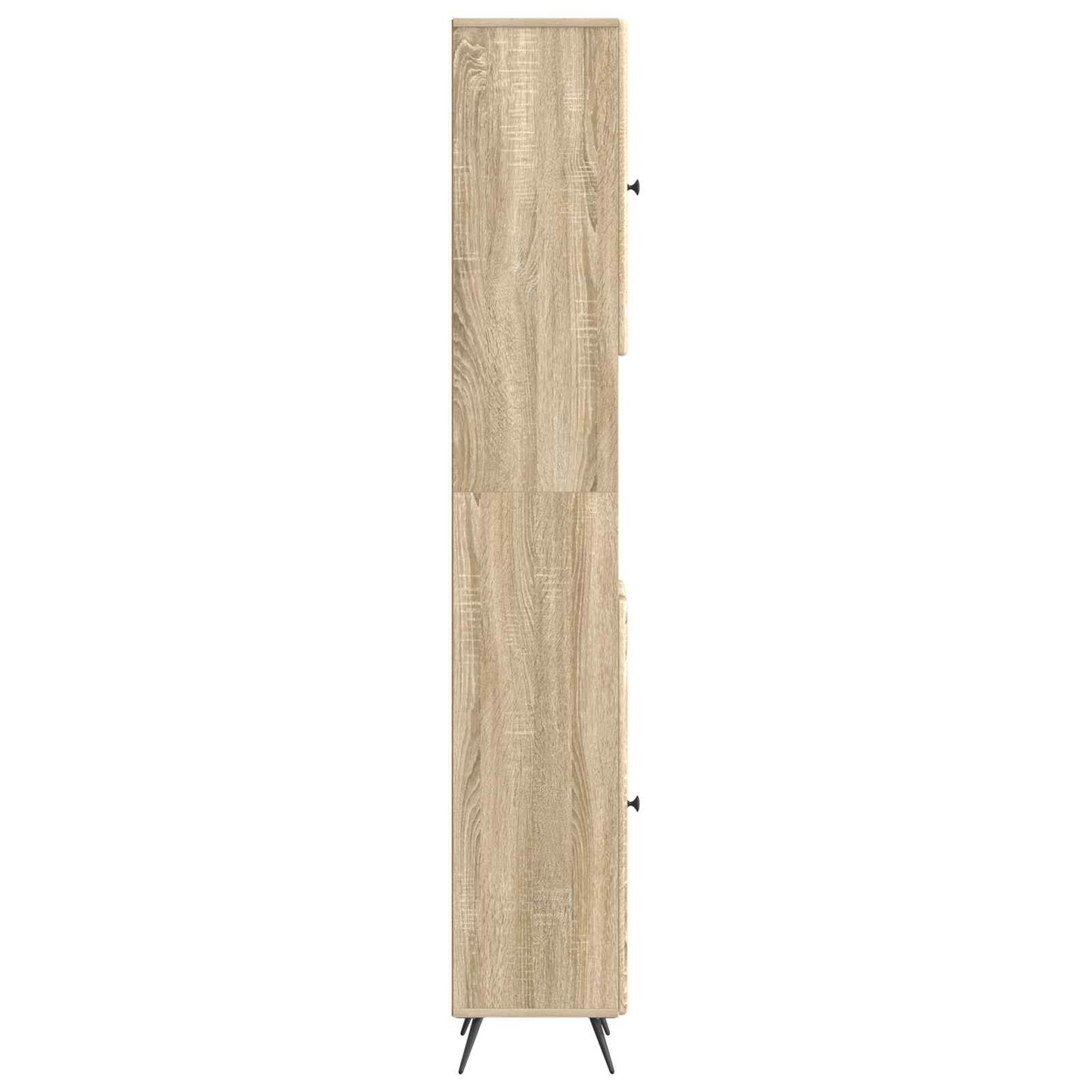 vidaXL Bathroom Cabinet with Open Shelf BREDA Sonoma Oak