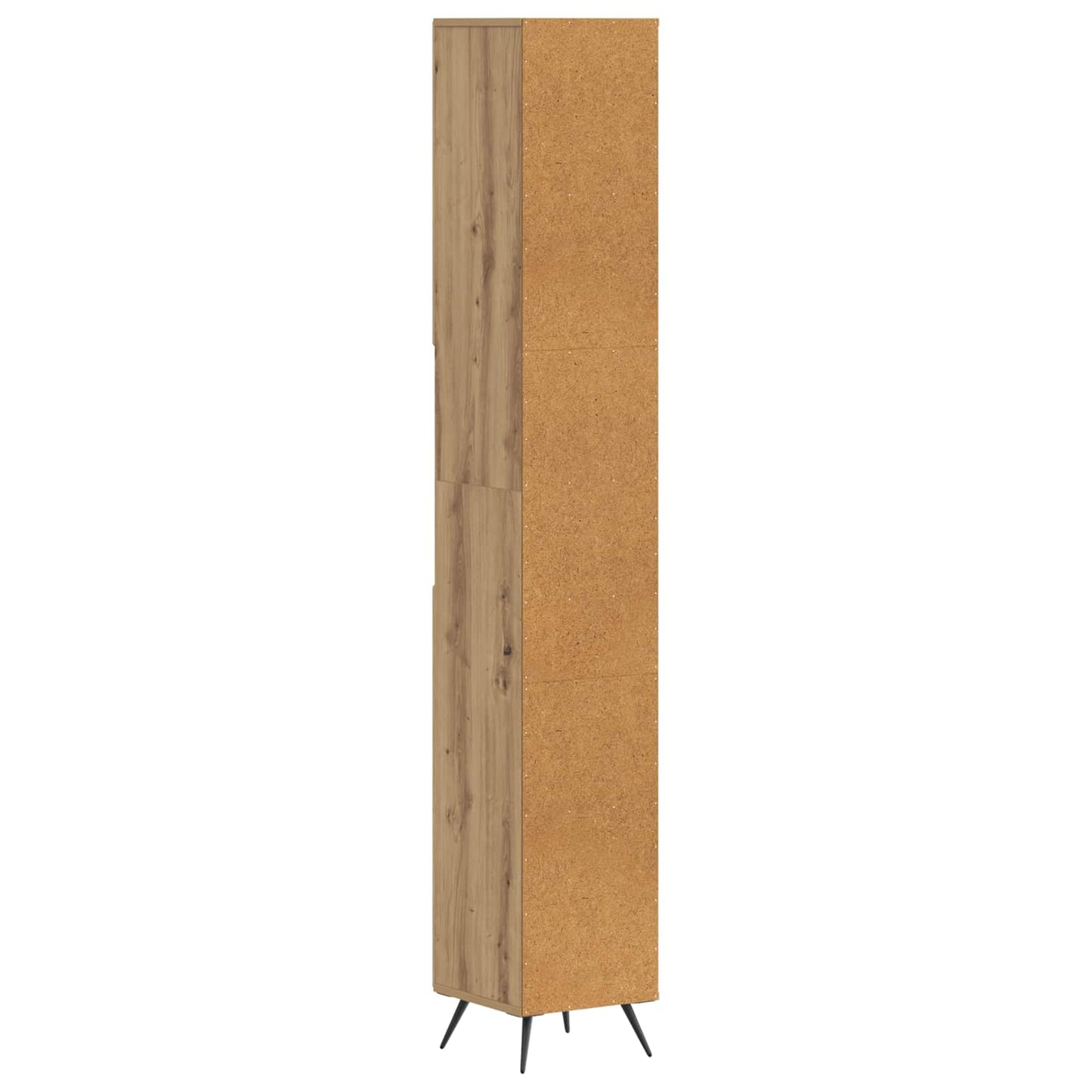 vidaXL Bathroom Cabinet with Open Shelf BREDA Artisan Oak