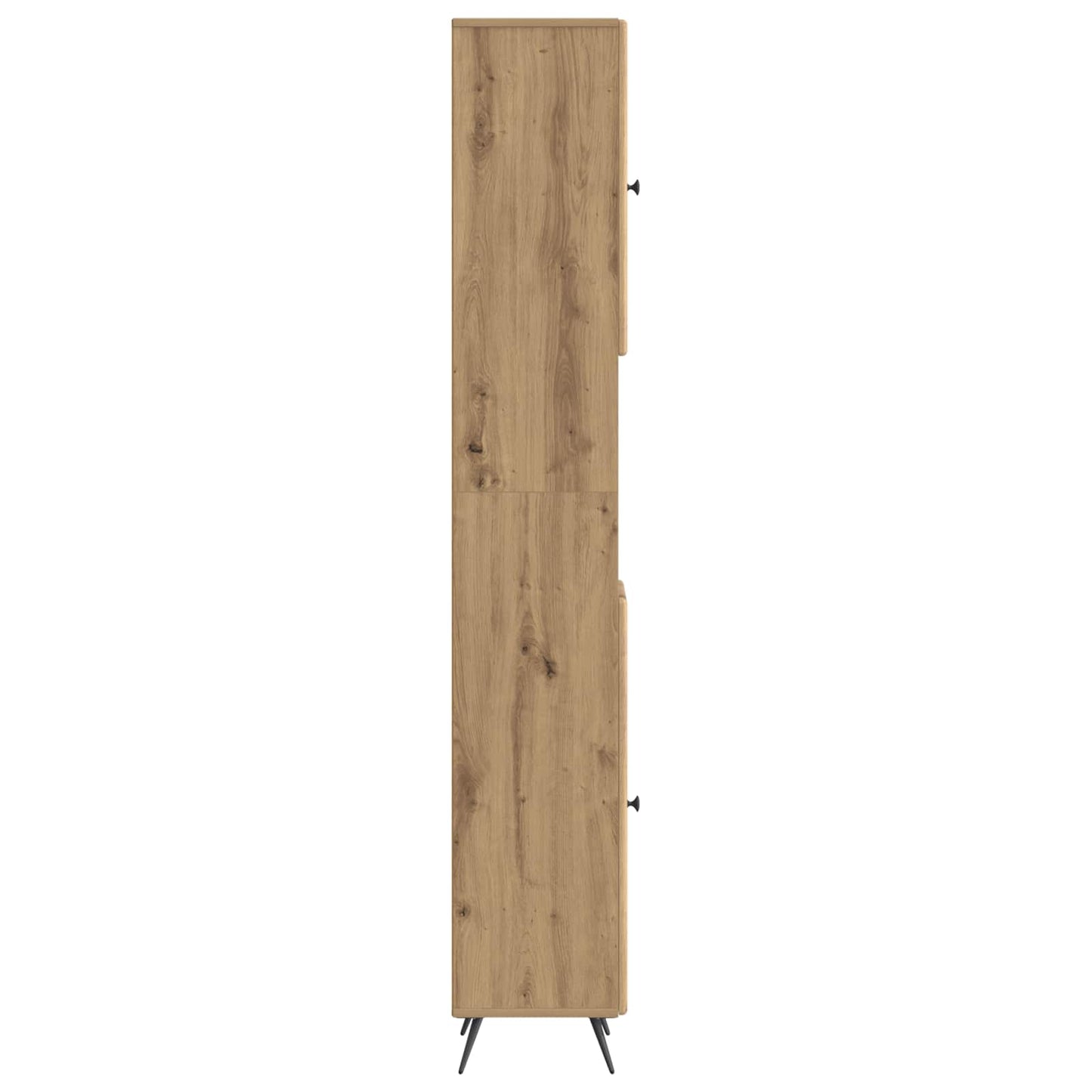vidaXL Bathroom Cabinet with Open Shelf BREDA Artisan Oak