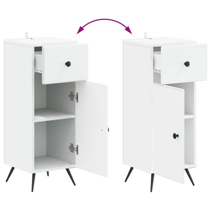 vidaXL Bathroom Storage Cainet BREDA White 30 x 31 x 80 cm
