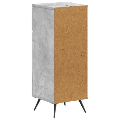 vidaXL Bathroom Storage Cainet BREDA Concrete Grey 30 x 31 x 80 cm