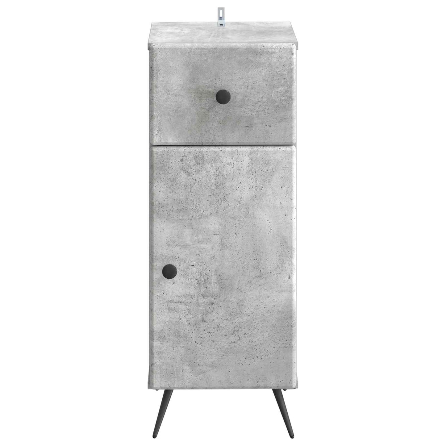 vidaXL Bathroom Storage Cainet BREDA Concrete Grey 30 x 31 x 80 cm