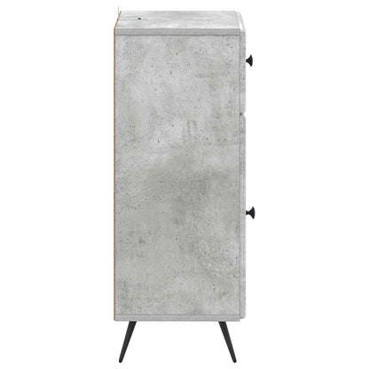vidaXL Bathroom Storage Cainet BREDA Concrete Grey 30 x 31 x 80 cm