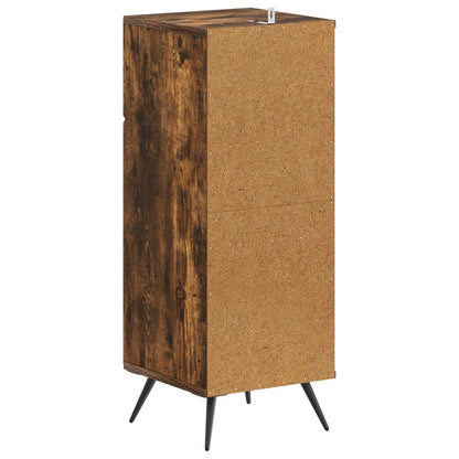 vidaXL Bathroom Storage Cainet BREDA Smoked Oak 30 x 31 x 80 cm